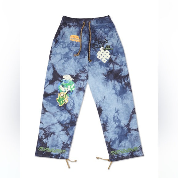 Camp High “Head East” sweatpants tie dyed and printed size L/XL - Picture 14 of 14